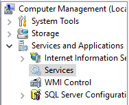 Windows 10 Computer Management Services application