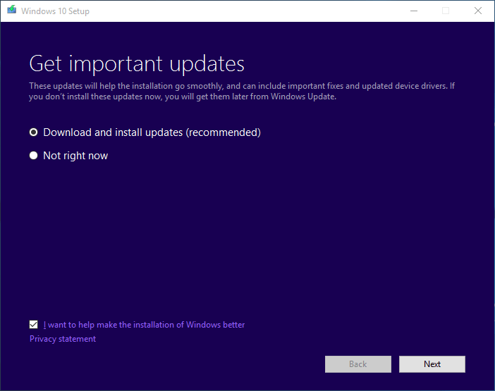 install updates before Windows 10 Anniversary Update