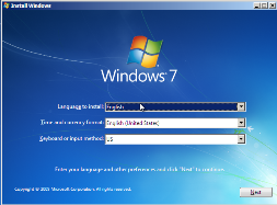 windows 7 installation screenshots