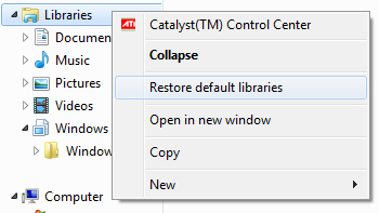 restore-default-libraries-i-windows-7