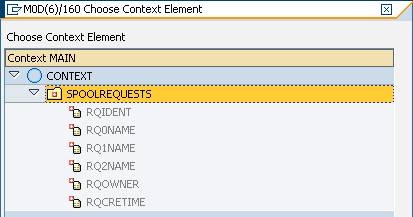 choose context element