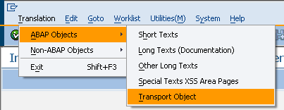 SE63 Translation for ABAP Objects