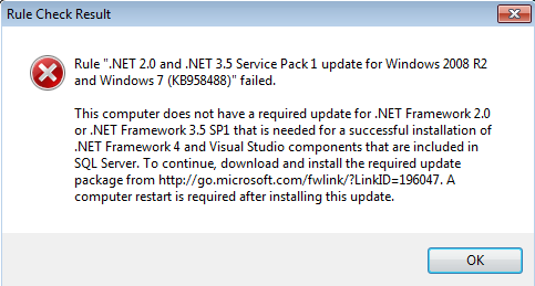 .NET Framework prerequisites